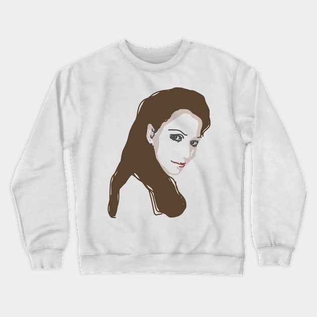 Selena Crewneck Sweatshirt by Laura New Art